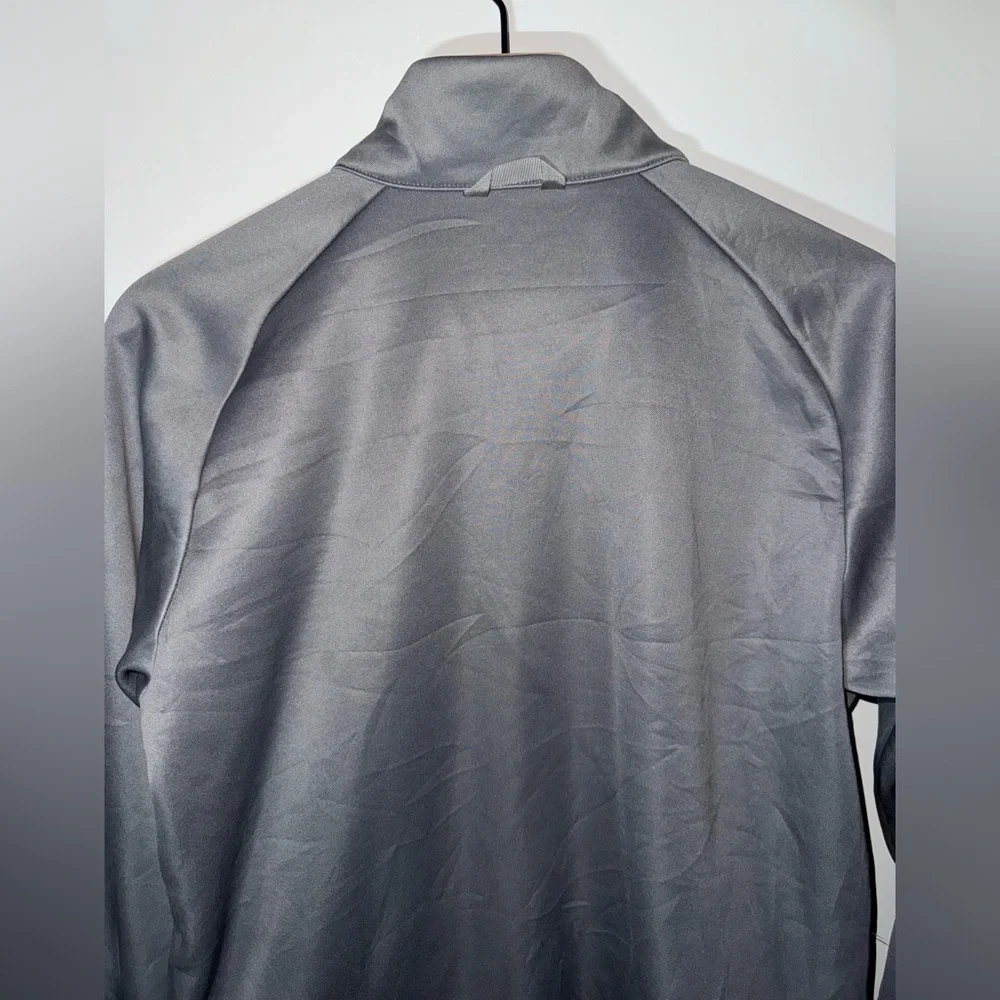 The North Face Men’s Zip Up Collared Jacket Size Small Shiny Grey Polyester